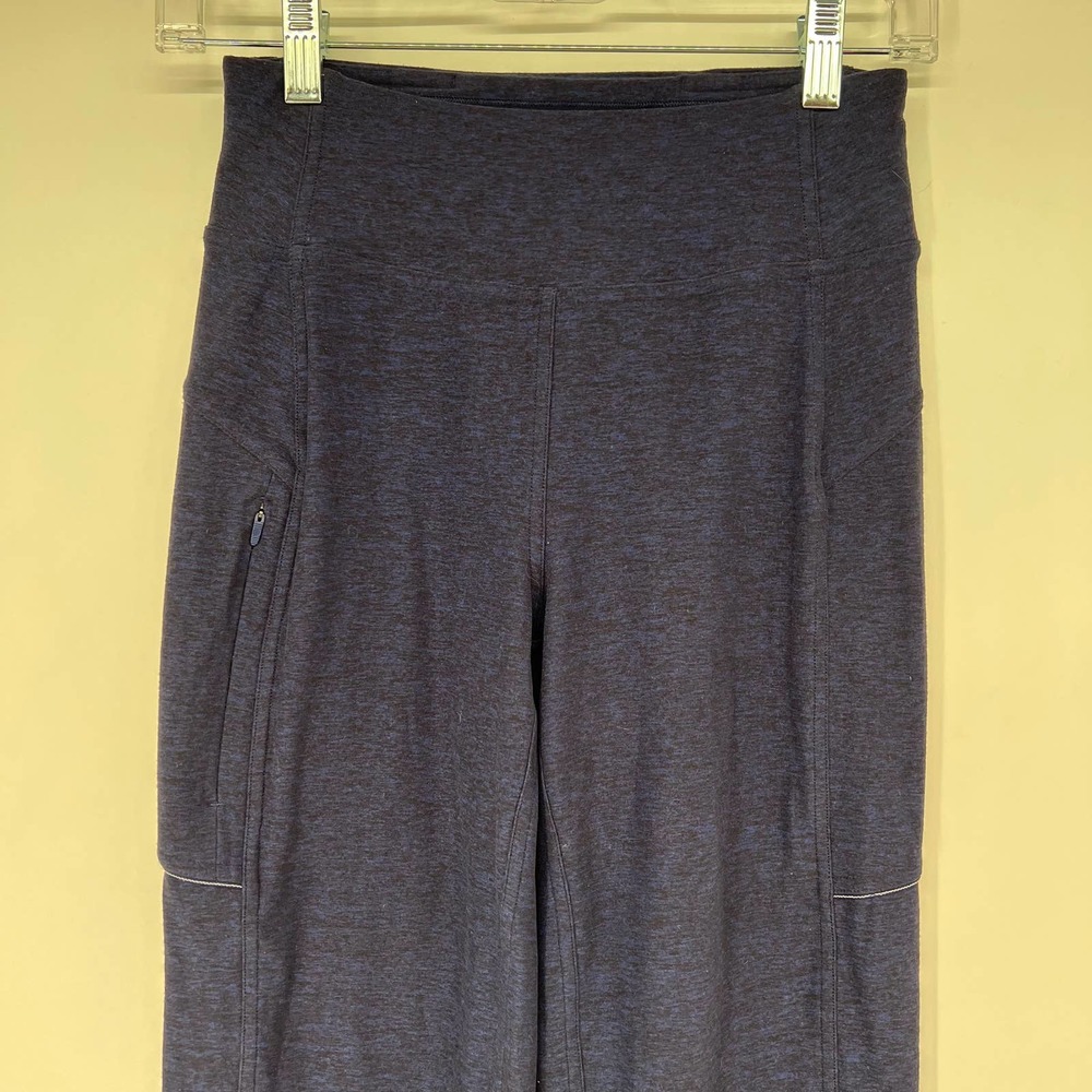 Lululemon High-Rise Run On Jogger Pants Women's Sze 2 Heathered Hero Blue Rulu - Picture 6 of 11